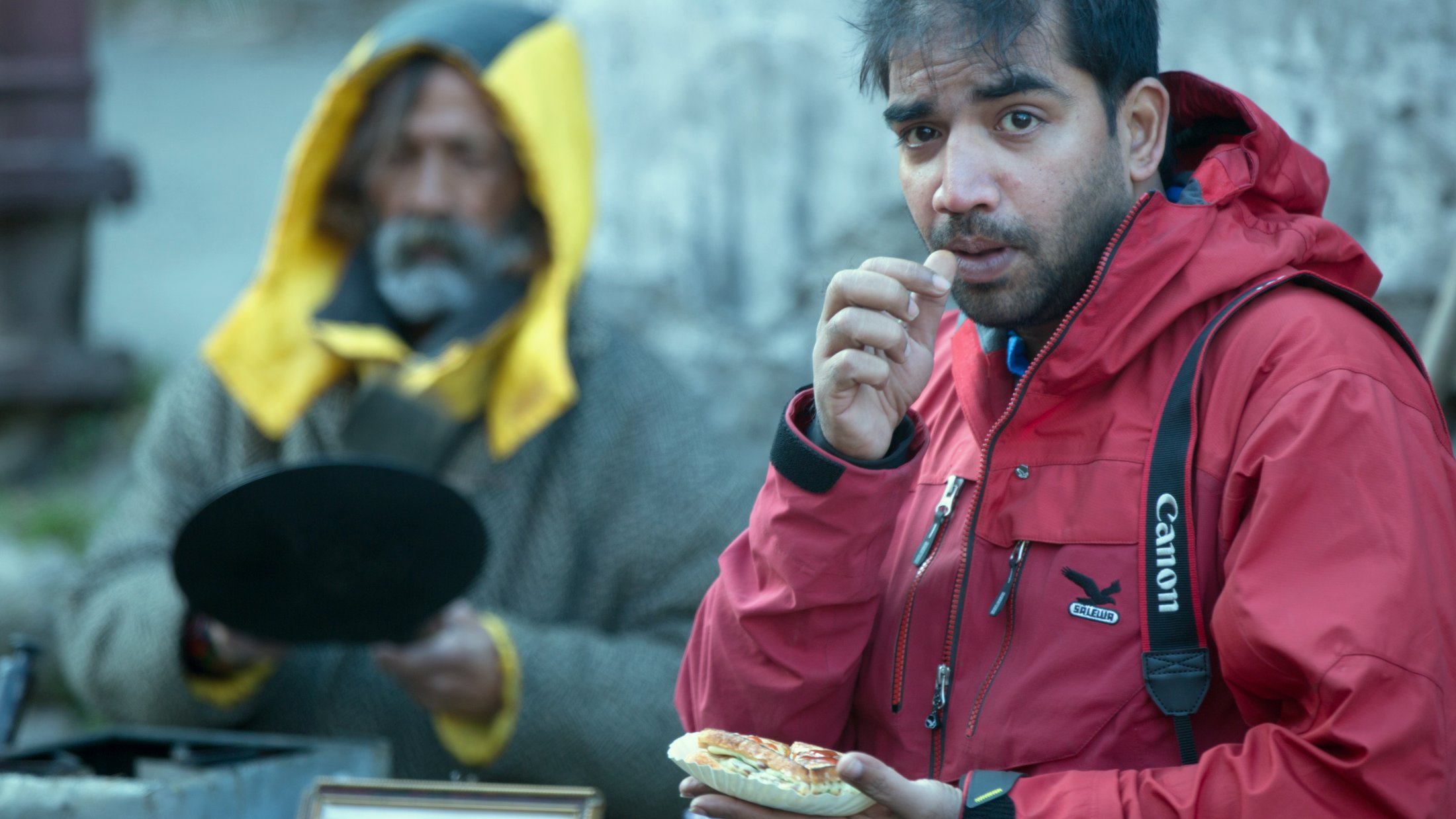 A bite at Rambo's scooter â€” that Dalhousie landmark, with the man himself in the back. â€” Himachal Pradesh Â· Nov 2015