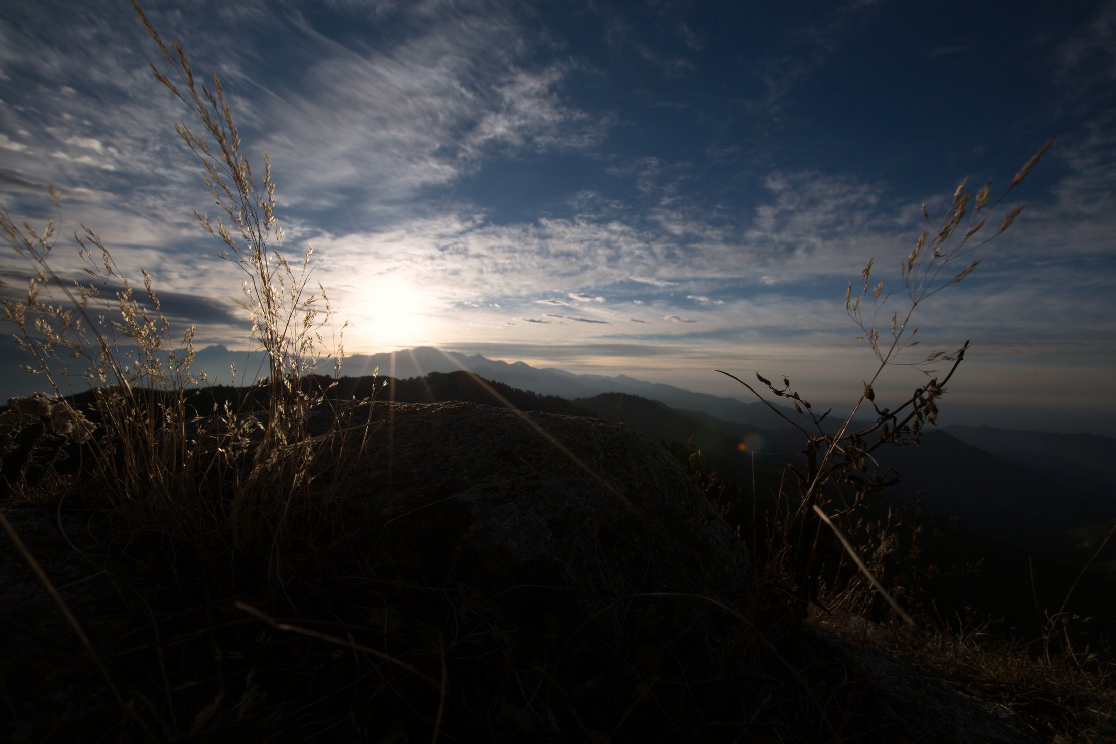 Sunrise in the hills near Dalhousie. â€” Himachal Pradesh Â· Nov 2015