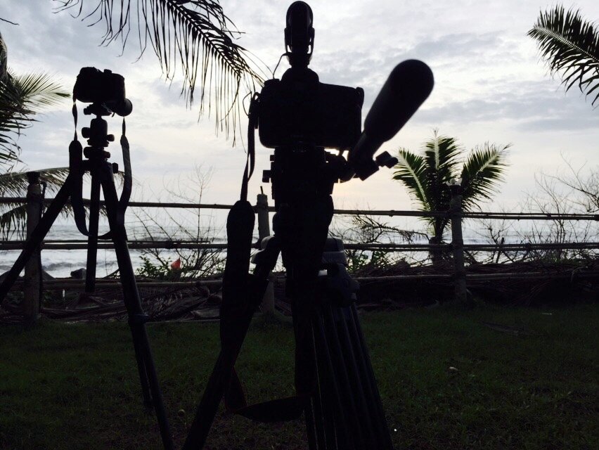 Timelapses at dusk on the beach. â€” Gokarna, Karnataka