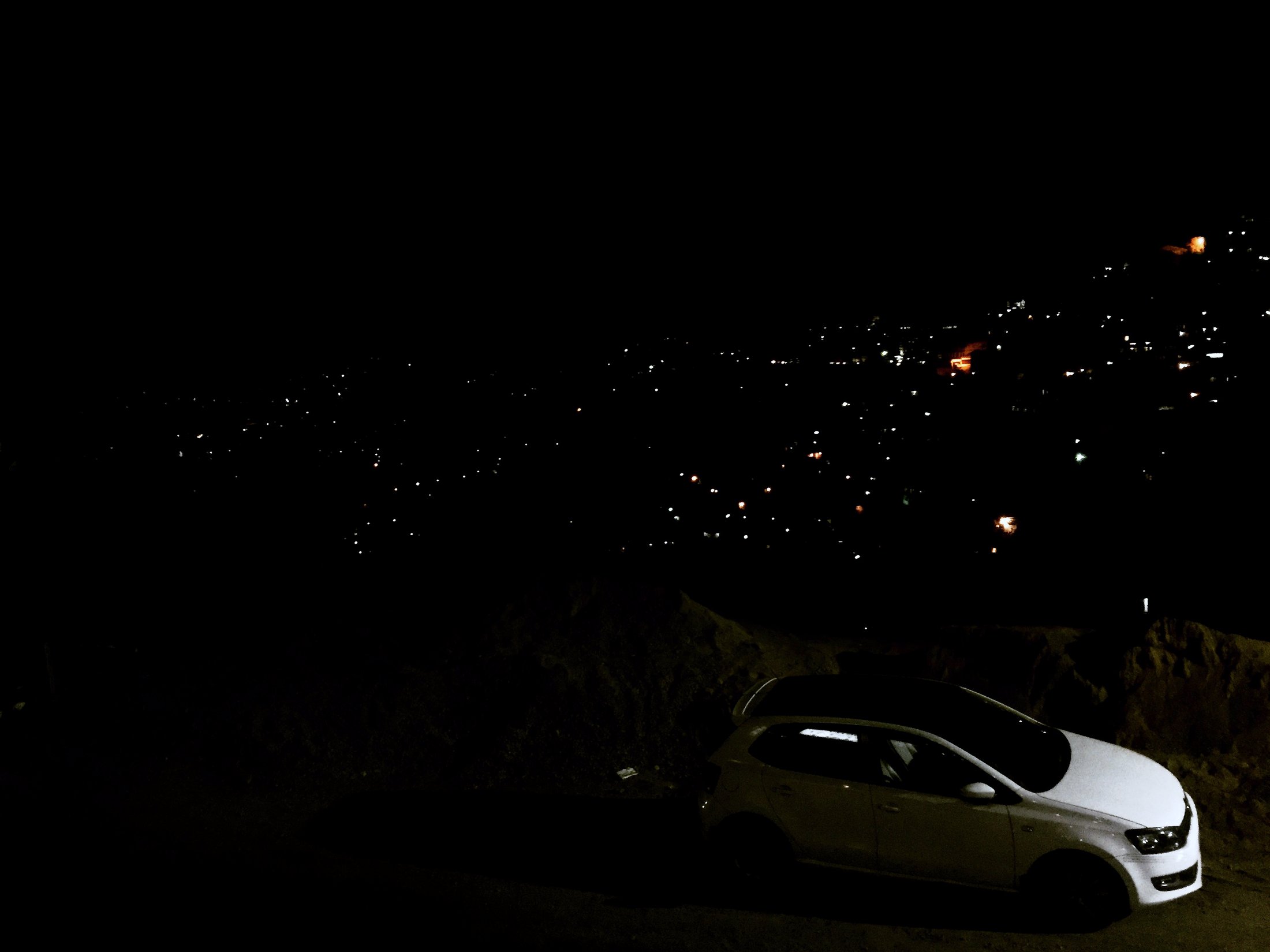 Dusk, parked. â€” Shimla, Himachal Pradesh Â· Dec 2016