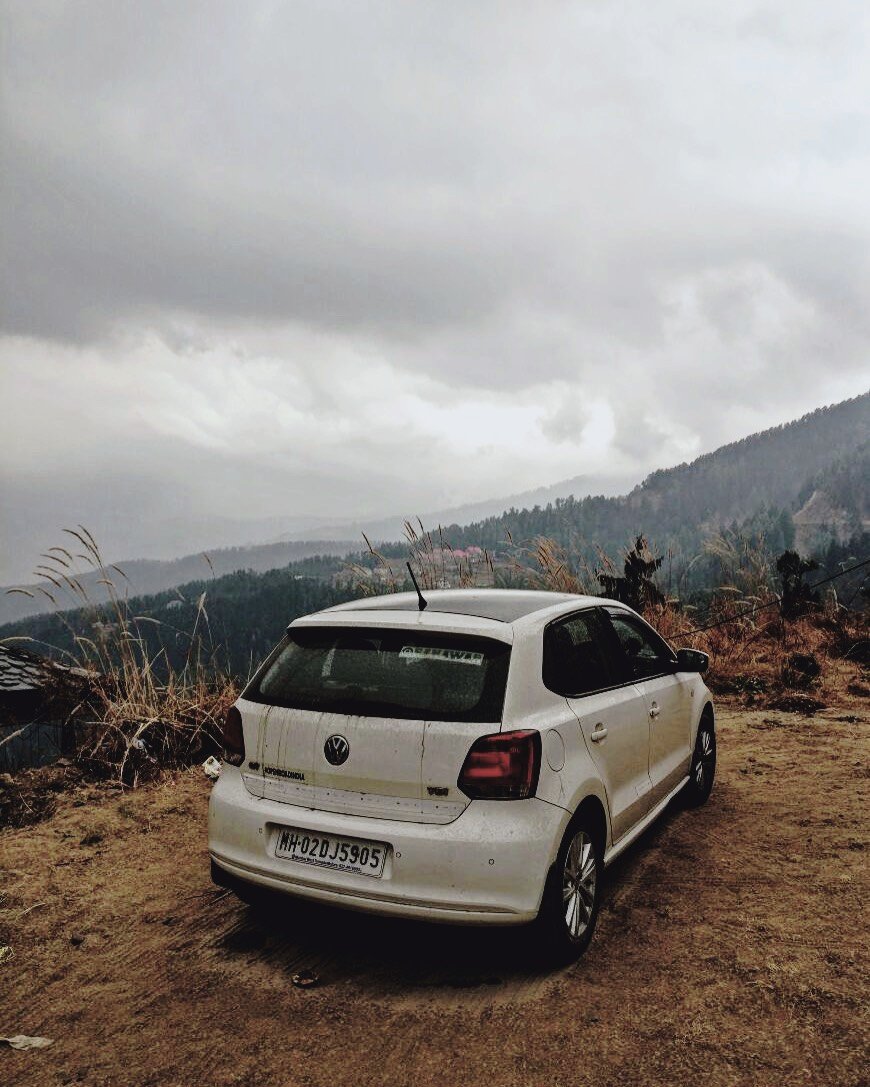 Parked in the clouds. â€” Shimla, Himachal Pradesh