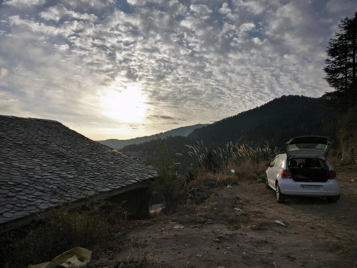 Sundown at the pass.