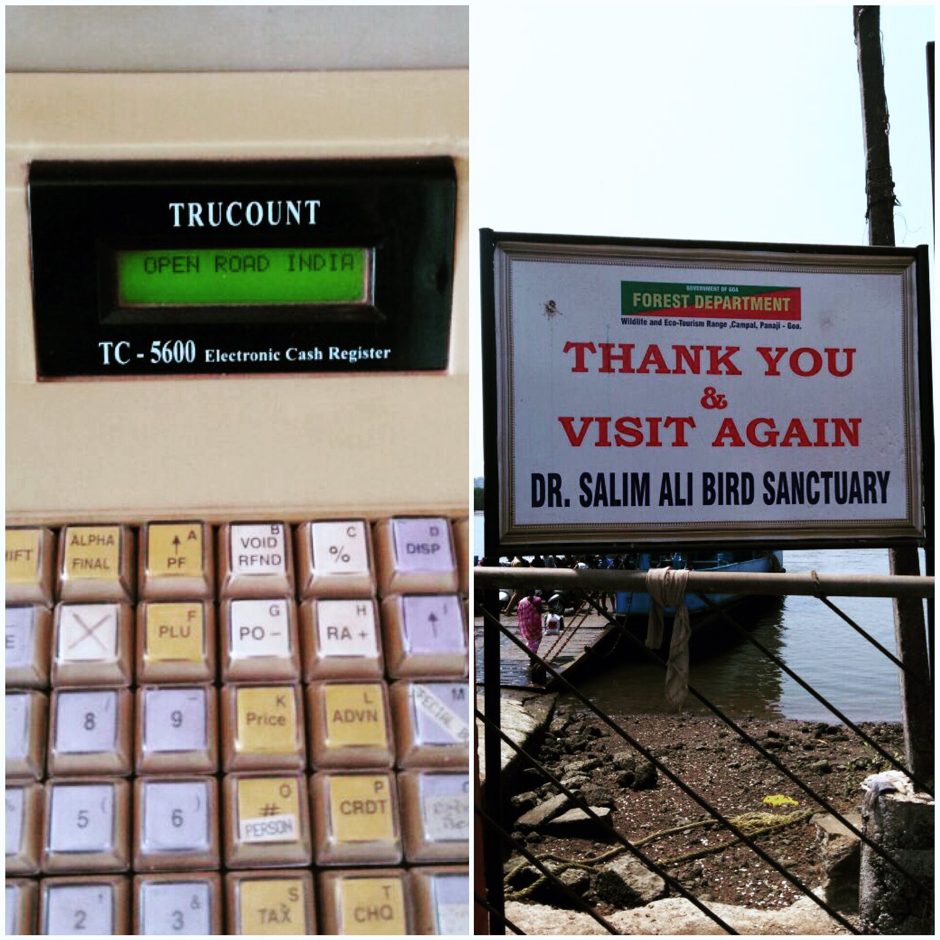The entry ticket â€” Dr. SÃ¡lim Ali Bird Sanctuary. â€” Goa