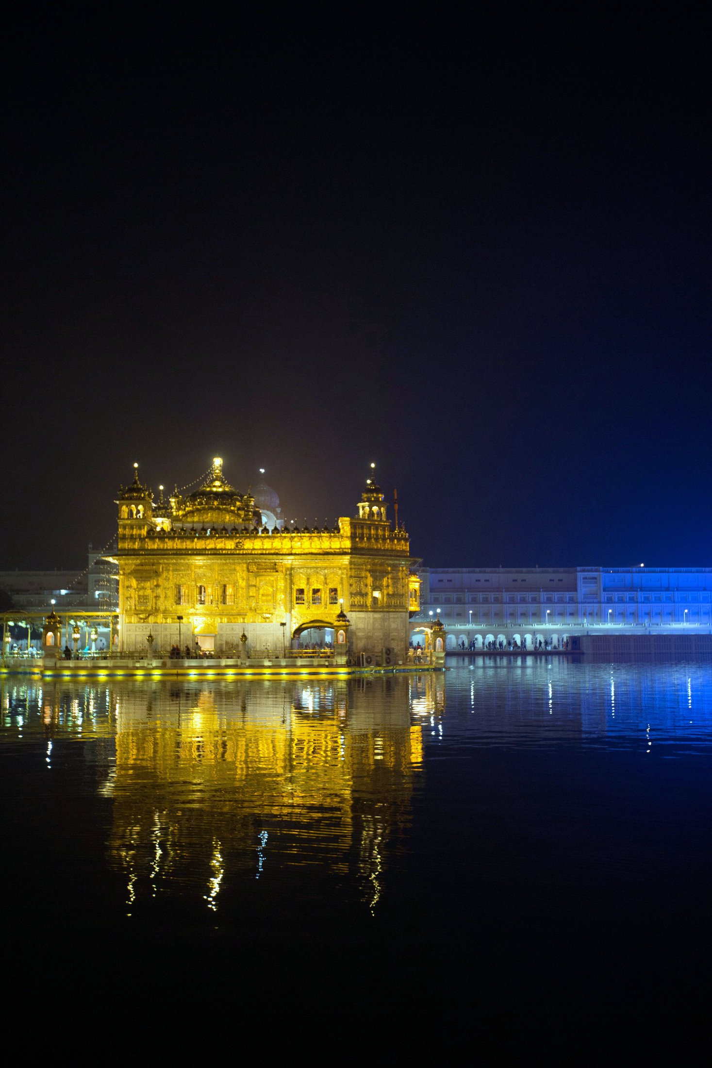 Gold against the night. â€” Amritsar, Punjab Â· Nov 2015