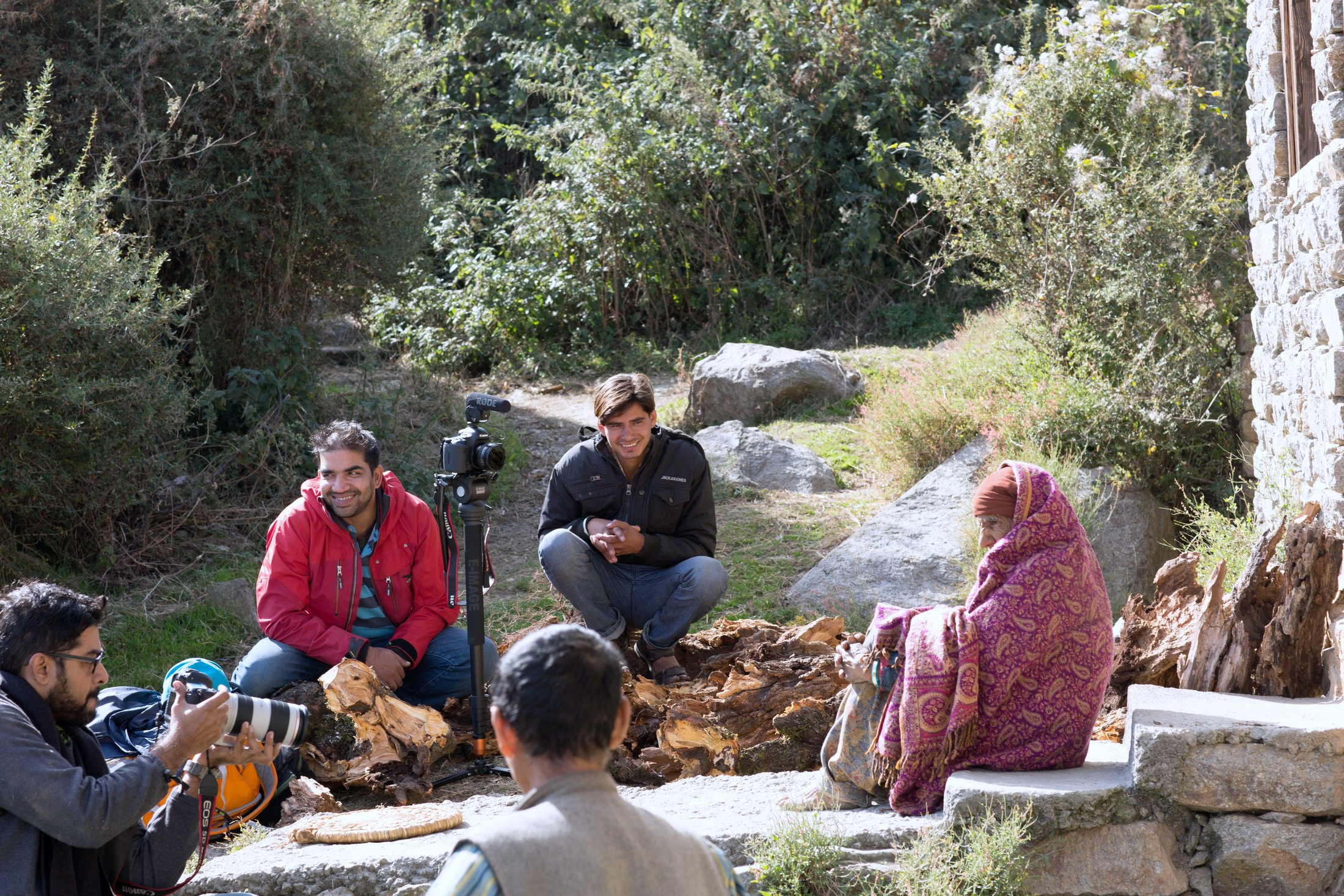 Interviewing the hundred-year-old. â€” Himachal Pradesh Â· Nov 2015