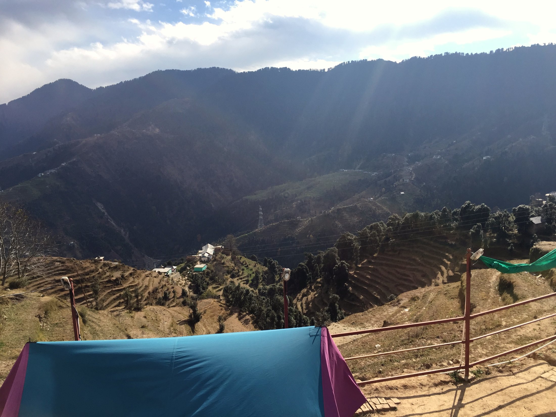 Camp on the slope. â€” Chamba, Himachal Pradesh Â· Nov 2015