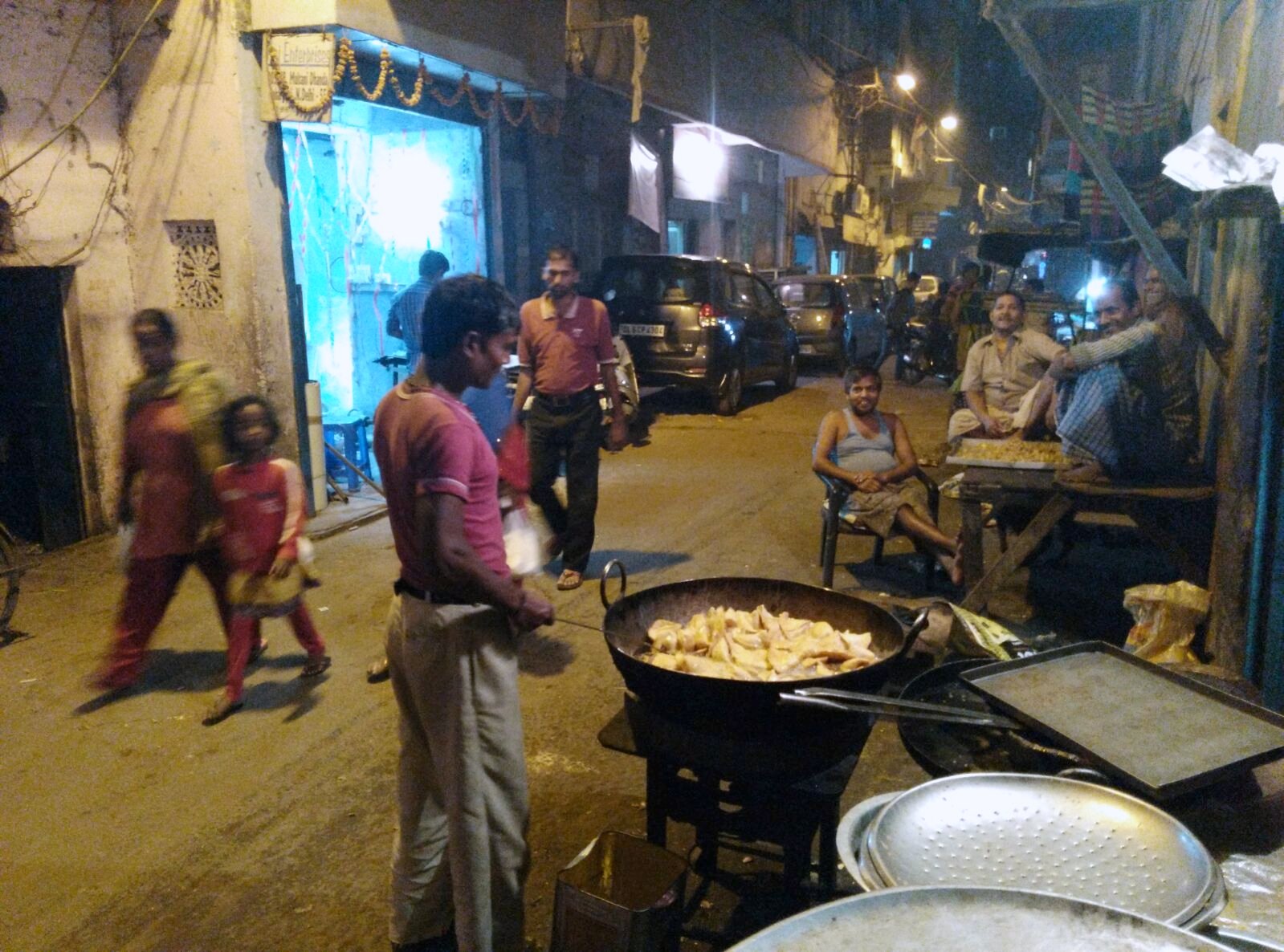 Capturing the cook.