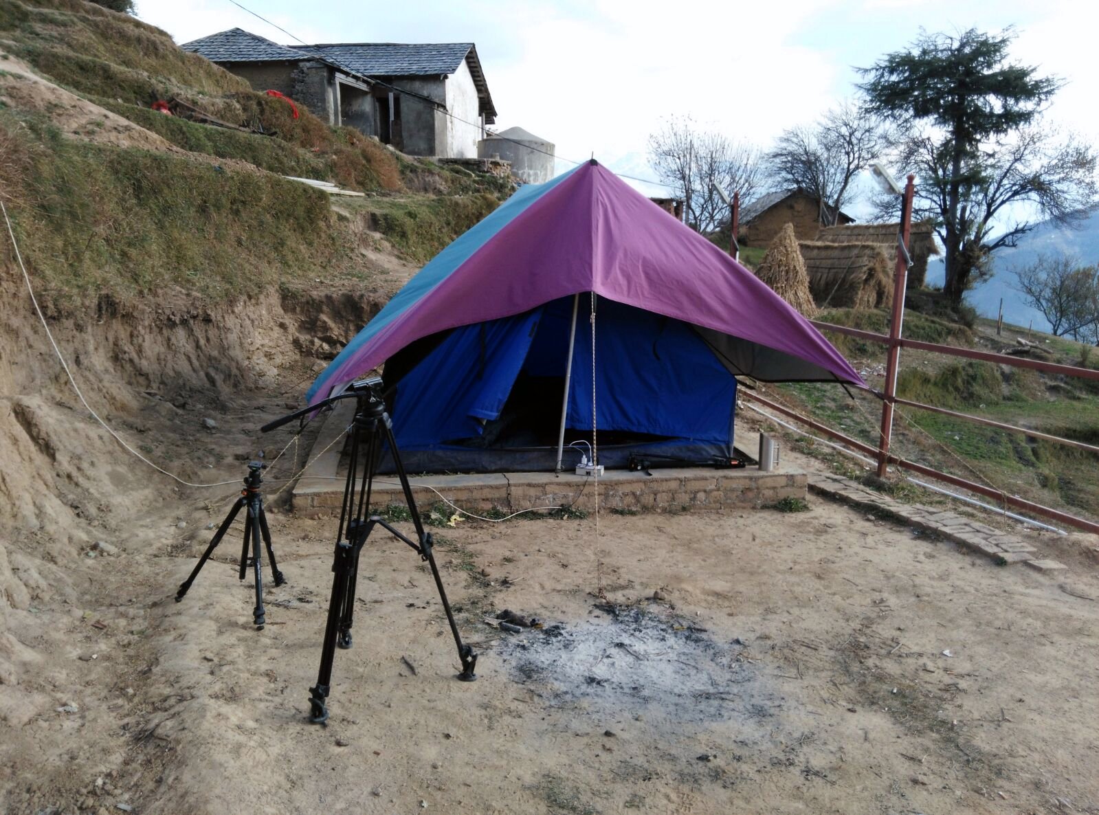 Camp for the night.
