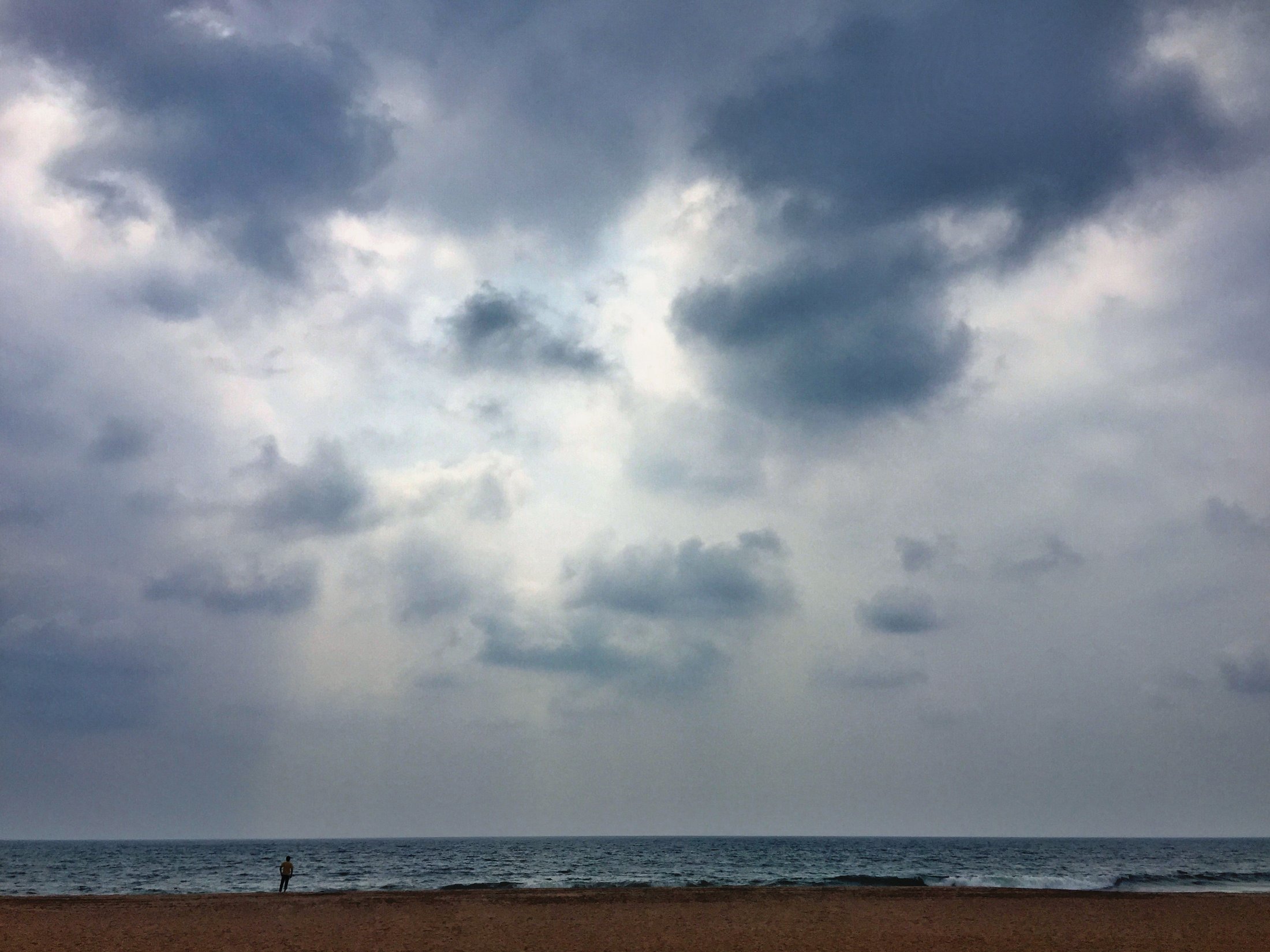 Storm light over the coast. â€” Canacona, Goa Â· Mar 2016